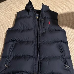 Ralph Lauren boys navy puffy vest M